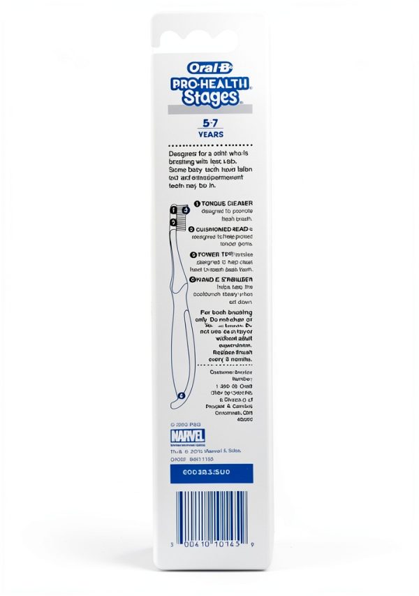 Oral-B Kids Toothbrush 6 Pack Assorted Colors Soft Bristles-3