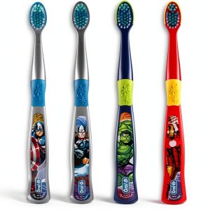 Oral-B Kids Toothbrush 6 Pack Assorted Colors Soft Bristles-0