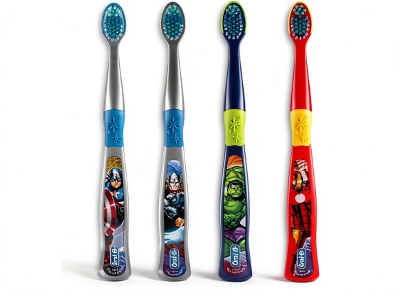Oral-B Kids Toothbrush 6 Pack Assorted Colors Soft Bristles-0