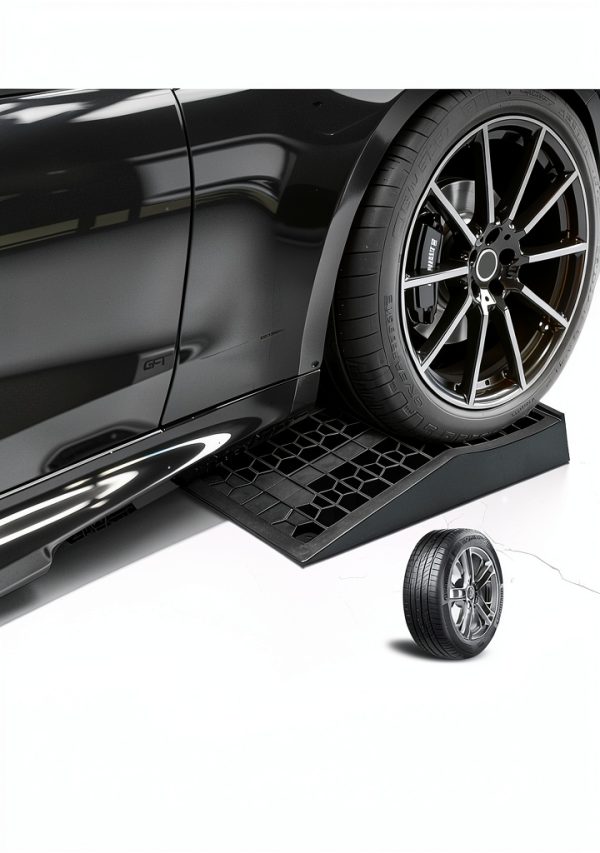 VEVOR Car Ramps, 2 PCS 20000 lbs GVW Capacity, 2.6 in Lift Height, Portable Low Profile Car Service Ramps for Home Garage Maintenance & Oil Changes, Heavy Duty for Low Chassis Vehicle & Support Jack-4