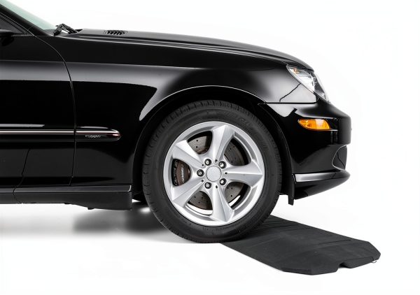Driveway Curb Ramps Curb Corrector 3-Piece Heavy Rubber Black 12ft-2