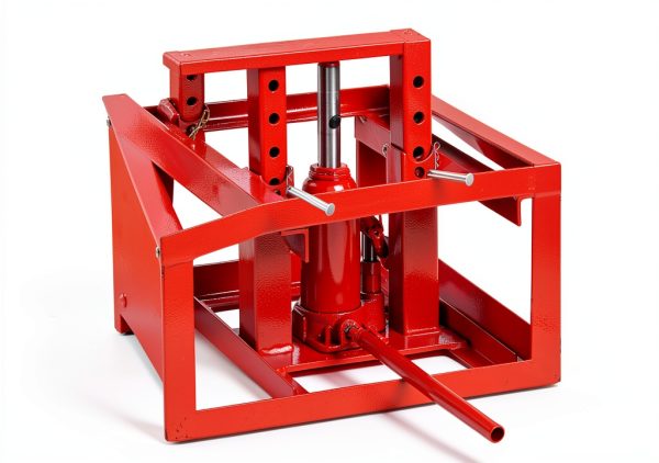 2 Pack Hydraulic Car Ramps, 11050LBS 5T Car Ramp High Lift 9"-14.2", Heavy Duty Steel Car Lift Ramp, Automotive Truck Service Ramps, Red-4