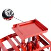 2 Pack Hydraulic Car Ramps, 11050LBS 5T Car Ramp High Lift 9"-14.2", Heavy Duty Steel Car Lift Ramp, Automotive Truck Service Ramps, Red-3