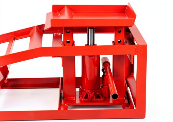 Hydraulic Car Ramps OLIPIC 2 Pack Heavy-Duty Steel 5 Ton Lift Red-6