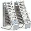 Foldable Ramp 72" L x9 W Tri - VroomSteel Steel Loading Silver 1500lb-0