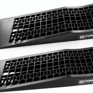 Tomioka Racing Super Slopes Low Profile Car Service Ramps Pair with Anti-Slip Pads, Perfect for Raise Lowered Car Oil Changes, Lift Vehicle Maintenance, & Jack Support-0
