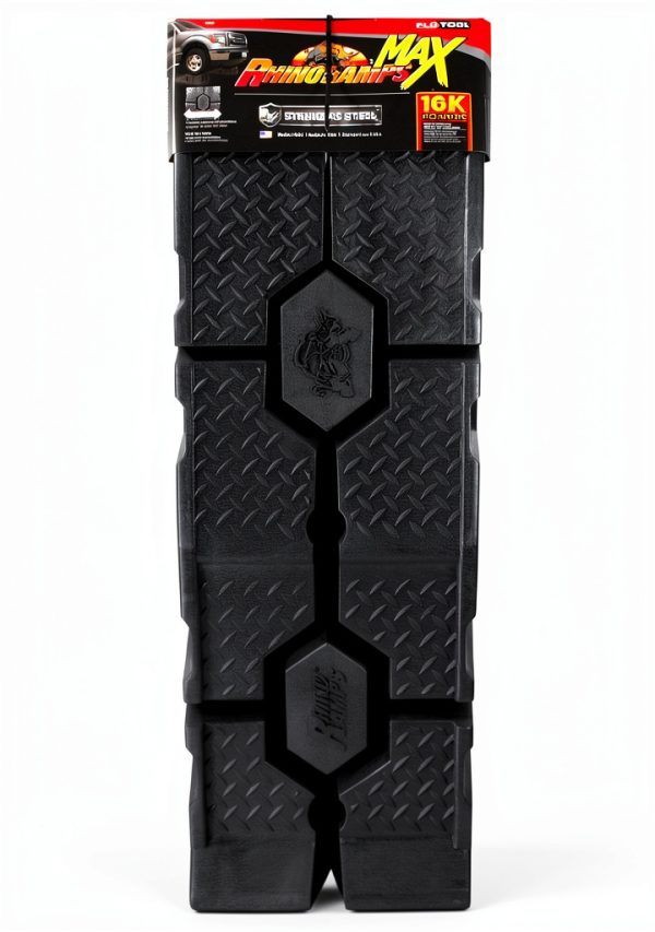 FloTool RhinoRamps MAX Vehicle Ramps Set of 2 16,000lb Black-12
