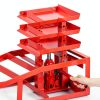 2 Pack Hydraulic Car Ramps, 11050LBS 5T Car Ramp High Lift 9"-14.2", Heavy Duty Steel Car Lift Ramp, Automotive Truck Service Ramps, Red-5