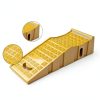 Car Ramps THAIMATS 2 Pack Portable Truck Lifts Yellow 20000 lb-4
