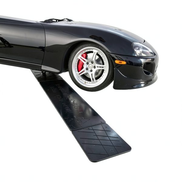 Rubber Curb Ramp 3‑piece Set by BRIDJIT Black 12ft 80% Reduce-2