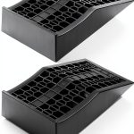 VEVOR Car Ramps, 2 PCS 20000 lbs GVW Capacity, 2.6 in Lift Height, Portable Low Profile Car Service Ramps for Home Garage Maintenance & Oil Changes, Heavy Duty for Low Chassis Vehicle & Support Jack-0