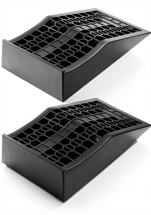 VEVOR Car Ramps, 2 PCS 20000 lbs GVW Capacity, 2.6 in Lift Height, Portable Low Profile Car Service Ramps for Home Garage Maintenance & Oil Changes, Heavy Duty for Low Chassis Vehicle & Support Jack-0