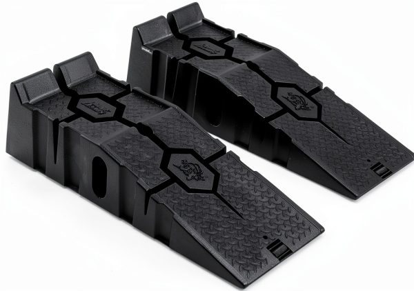FloTool RhinoRamps MAX Vehicle Ramps Set of 2 16,000lb Black-0