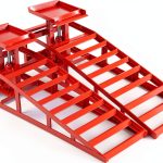 Hydraulic Car Ramps OLIPIC 2 Pack Heavy-Duty Steel 5 Ton Lift Red-0