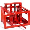 2 Pack Hydraulic Car Ramps, 11050LBS 5T Car Ramp High Lift 9"-14.2", Heavy Duty Steel Car Lift Ramp, Automotive Truck Service Ramps，Red-3