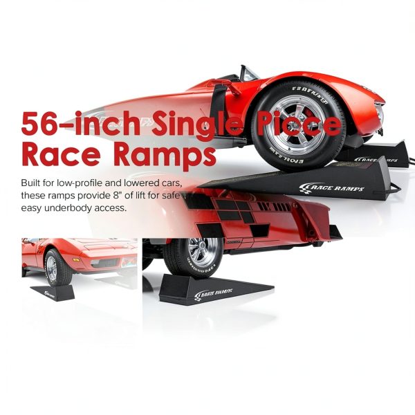 Race Ramps 2-Pack RR-56 10" Car Ramp Lightweight Tire Lifts for Garage-1