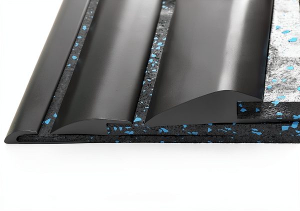 American Floor Mats Rubber Flooring Beveled Edge Ramps (12 Linear Feet, High Profile)-0