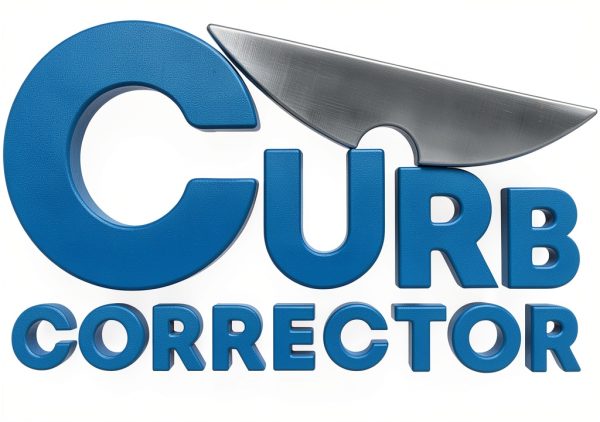 Driveway Curb Ramps Curb Corrector 3-Piece Heavy Rubber Black 12ft-6
