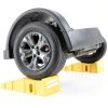 Car Ramps THAIMATS 2 Pack Portable Truck Lifts Yellow 20000 lb-2