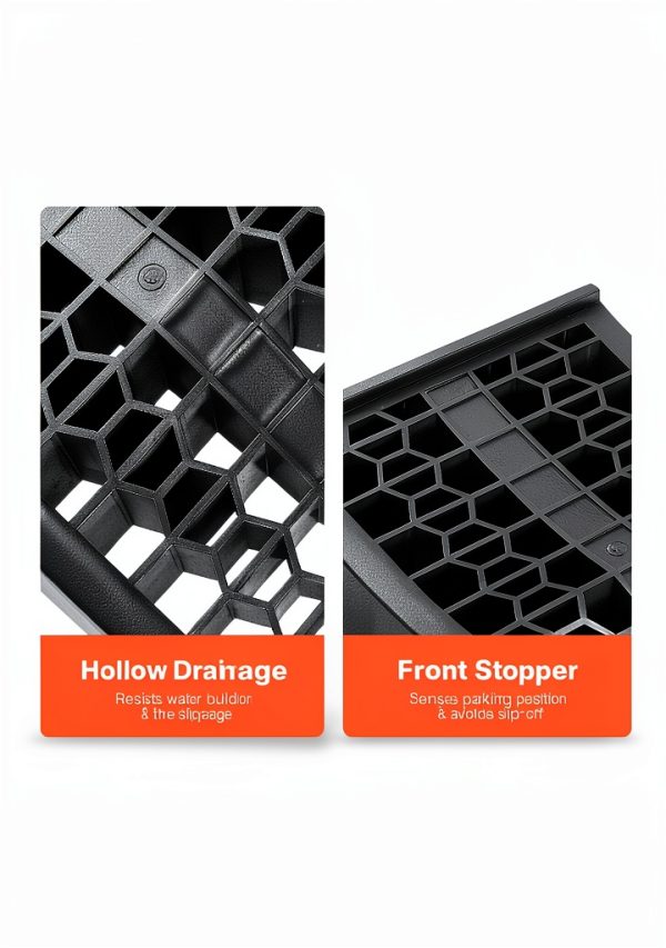 VEVOR Car Ramps, 2 PCS 20000 lbs GVW Capacity, 2.6 in Lift Height, Portable Low Profile Car Service Ramps for Home Garage Maintenance & Oil Changes, Heavy Duty for Low Chassis Vehicle & Support Jack-3