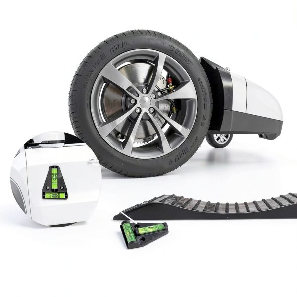 Heavy Duty Tire Saver Ramps, 4 Pack – 60,000 lbs Load Capacity, Non-Slip Rubber Wheel Chocks for Cars, SUVs, RVs & Trailers, Prevent Flat Spots & Tire Damage, Portable with Storage Bag-4