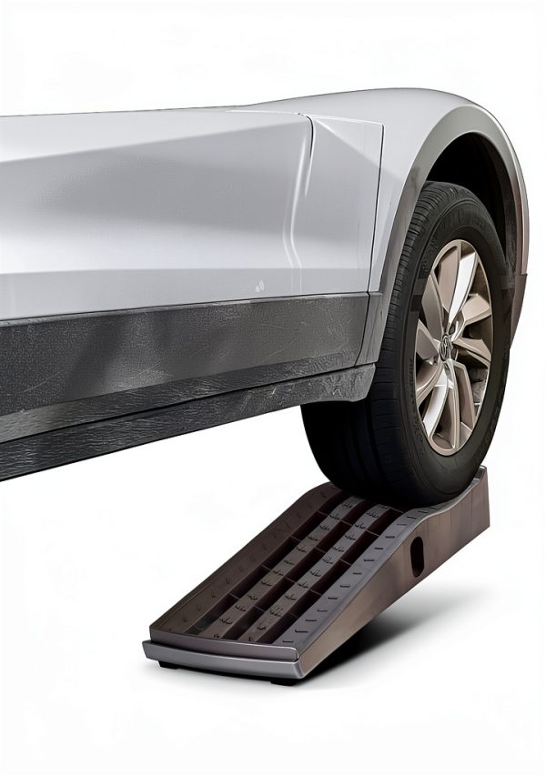 Lift Car Ramp MaxxHaul 6.25" 6,500lb Pair Durable Plastic Black-4