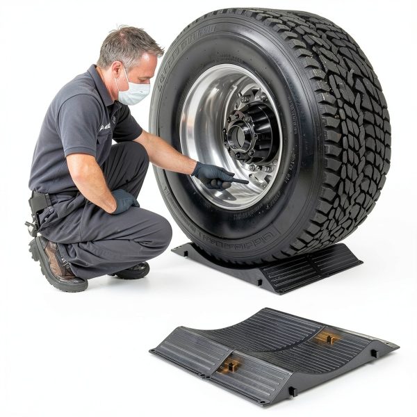 Auto Dynasty Tire Saver Ramps Anti‑Slip Design 80,000 lb Load 4‑Pack-3
