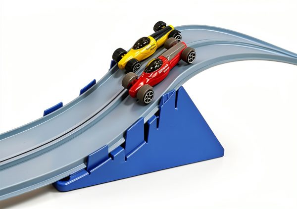 Blu Track 4 Pack Ramps - Slide Together, More Durable, USA Made-4