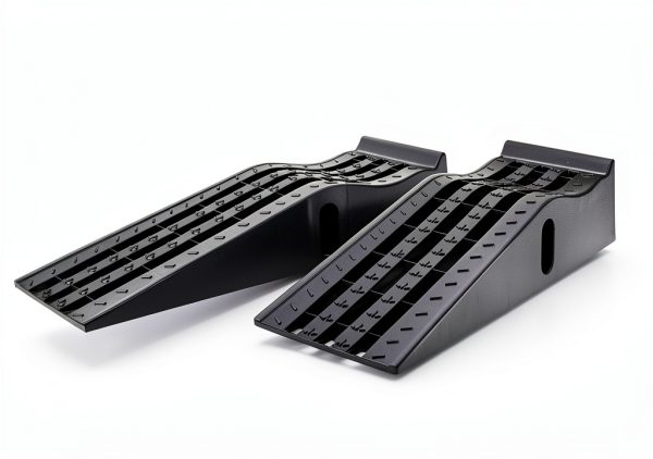 Lift Car Ramp MaxxHaul 6.25" 6,500lb Pair Durable Plastic Black-1