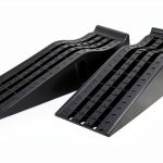 Lift Car Ramp MaxxHaul 6.25" 6,500lb Pair Durable Plastic Black-0