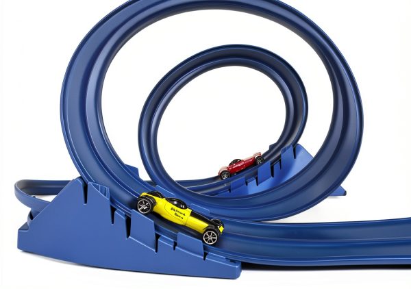 Blu Track 4 Pack Ramps - Slide Together, More Durable, USA Made-3