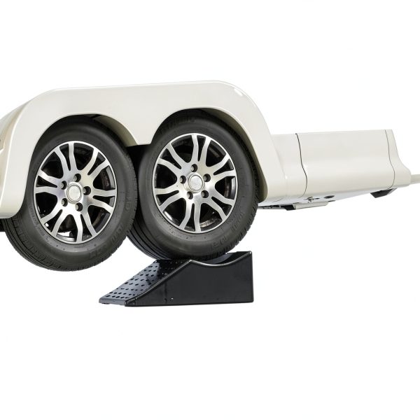 VEVOR 1Piece Vehicle Ramp 20000 lbs/9 Ton Capacity Car Service Ramp, Effortlessly Lift 5.5" High, Durable Nonslip & Portable, for Routine Tire Replacement Repairs, Work with Tandem Wheel Vehicles-7