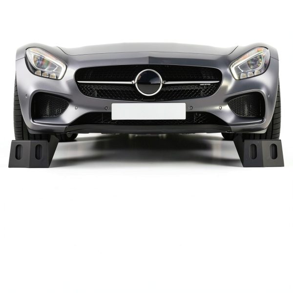 Lift Car Ramp MaxxHaul 6.25" 6,500lb Pair Durable Plastic Black-6