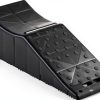 VEVOR 1Piece Vehicle Ramp 20000 lbs/9 Ton Capacity Car Service Ramp, Effortlessly Lift 5.5" High, Durable Nonslip & Portable, for Routine Tire Replacement Repairs, Work with Tandem Wheel Vehicles-0