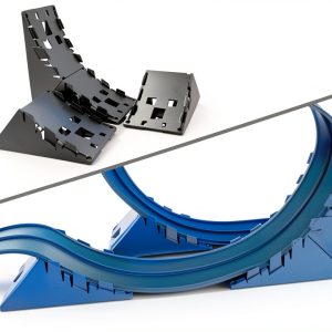 Blu Track 4 Pack Ramps - Slide Together, More Durable, USA Made-0