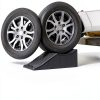 VEVOR 1Piece Vehicle Ramp 20000 lbs/9 Ton Capacity Car Service Ramp, Effortlessly Lift 5.5" High, Durable Nonslip & Portable, for Routine Tire Replacement Repairs, Work with Tandem Wheel Vehicles-1