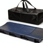 Homeon Wheels Tire Saver Ramps Anti-Slip Pads Design Car Tire Wheel Ramps for Flat Spot and Flat Tire Prevention Tire Savers for Storage Carrying Bag Easy to Store 4 Pack Black-0