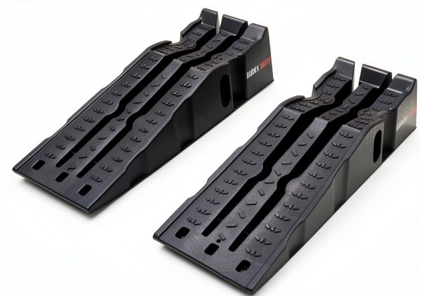 Black Widow 13 W Stackable Plastic Car Service Ramps 16k lb 6.25 Lift-0